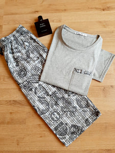 Pyjama Pantacourt hommes