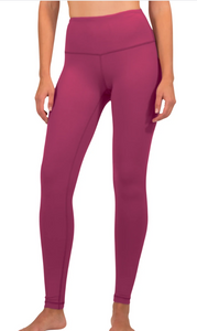 LEGGINGS DE SPORT MAUVE FONCE