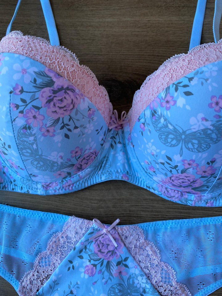 ENSEMBLE REMBOURRE FLEURI 2135