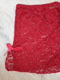 Nuisette short en dentelle