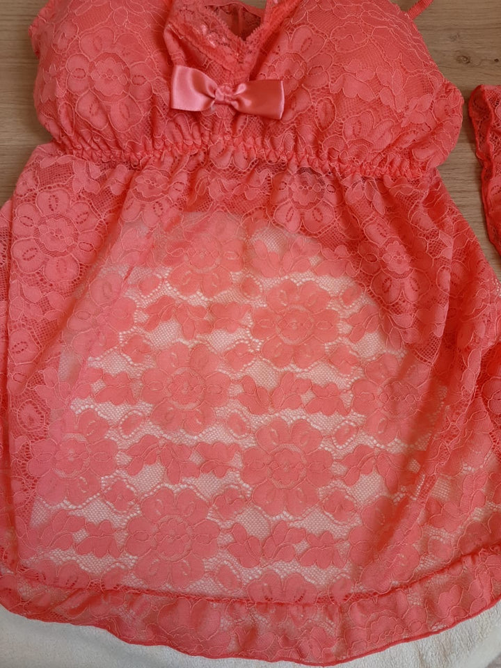 Chemise de nuit dentelle short 2418