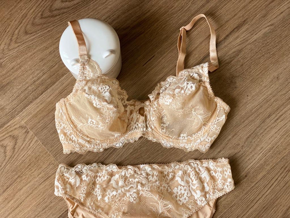 Ensemble dentelle non rembourré avec armature