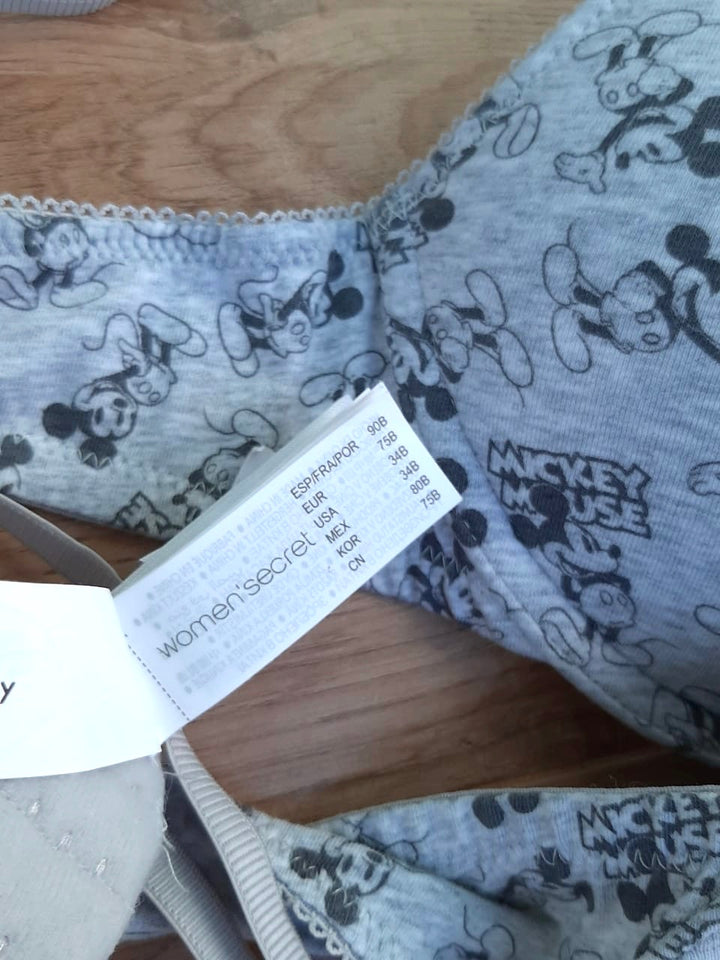 Soutien gorge rembourré en coton
