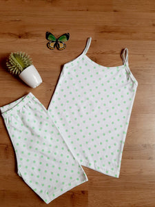 débardeur et short en coton