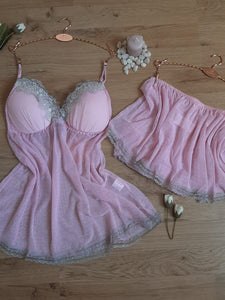 Chemise de nuit dentelle short 1313