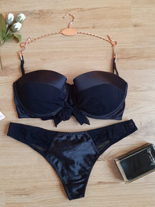 Ensemble rembourré sexy noir