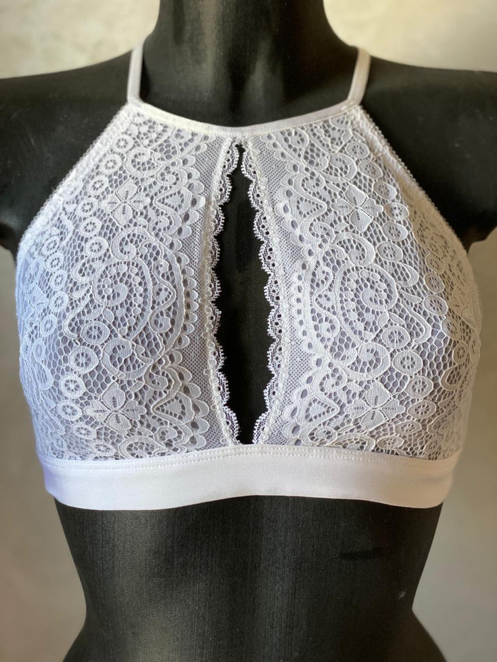 Bralette dentelle blanc