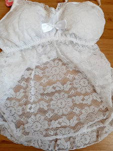 Chemise de nuit dentelle short 2418
