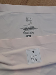 Lot de 3 strings invisibles en microfibre taille haute