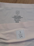 Lot de 3 strings invisibles en microfibre taille haute