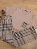 Pyjamas hommes demi manches bleu flamant