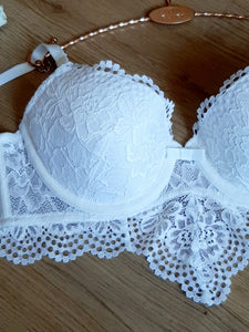 SOUTIEN-GORGE REMBOURRE SEXY DENTELLE