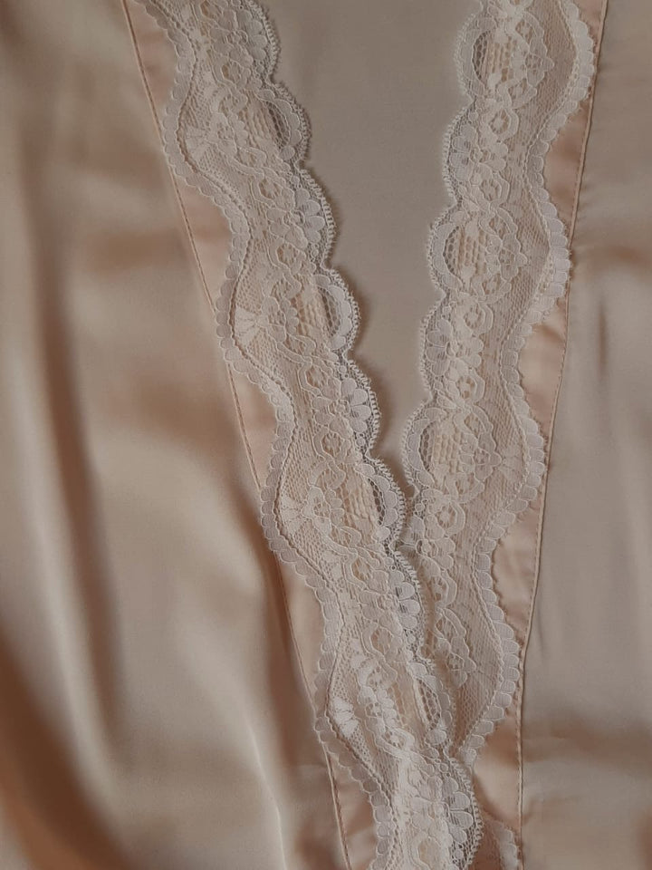Chemise de nuit satin de soie