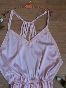 Robe nuisette satin de soie 1315