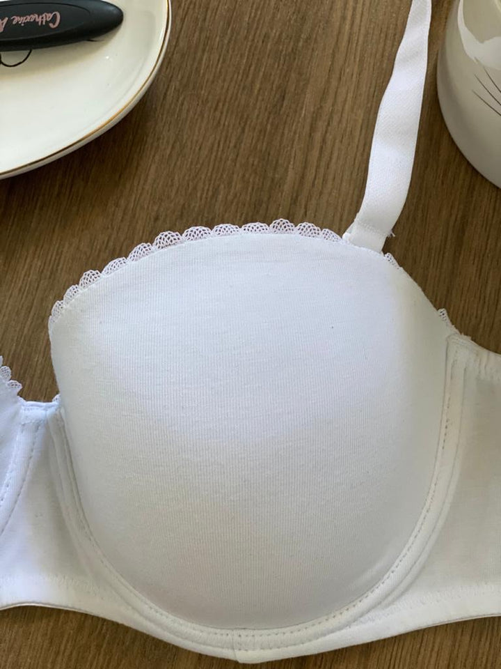 Soutien gorge balconnet coton