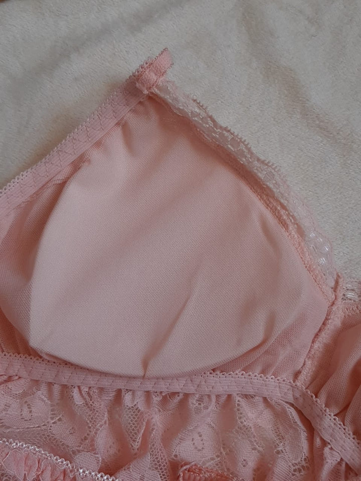 Chemise de nuit dentelle short 2418