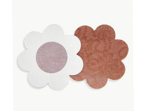 Cache-tétons discrets en tissu et dentelle (5 paires)