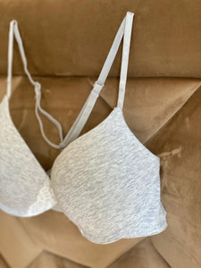 SOUTIEN-GORGE REMBOURRE COTON OUVERTURE DEVANT PUSH UP 2140