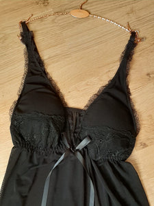 Nuisette short tulle et dentelle