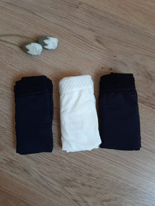 Lot de 3 slips 2 noir et 1 blanc
