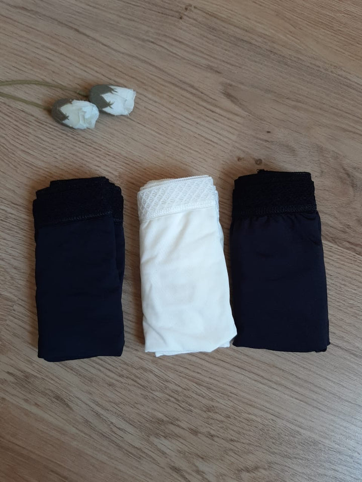 Lot de 3 slips 2 noir et 1 blanc