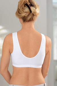Soutien gorge ouverts devant en coton