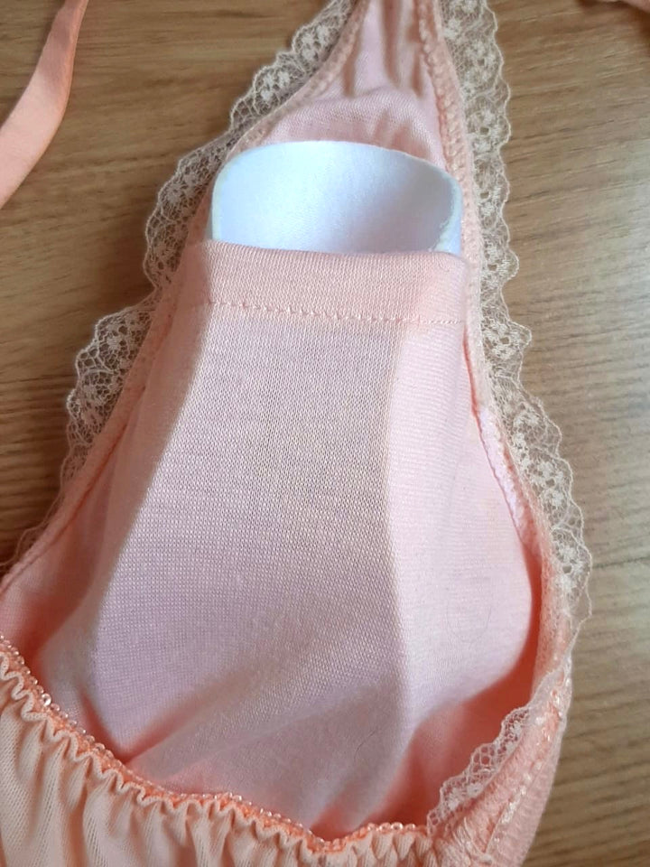 Nuisette 2 pièces en tulle et dentelle