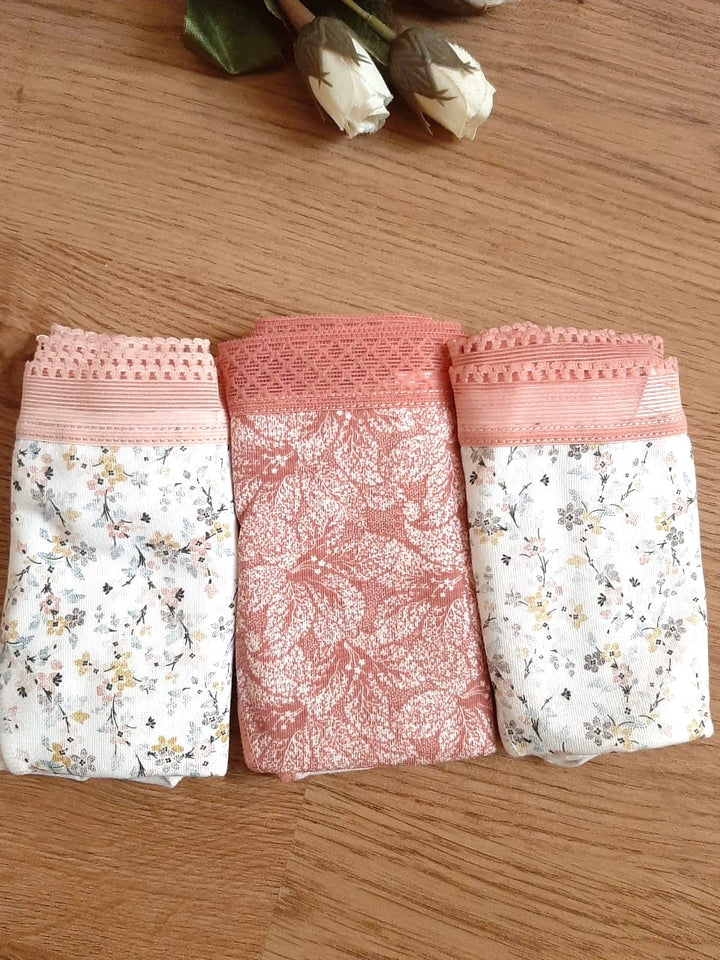 Lots de 3 slips en coton