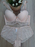 ENSEMBLE REMBOURRE DENTELLE