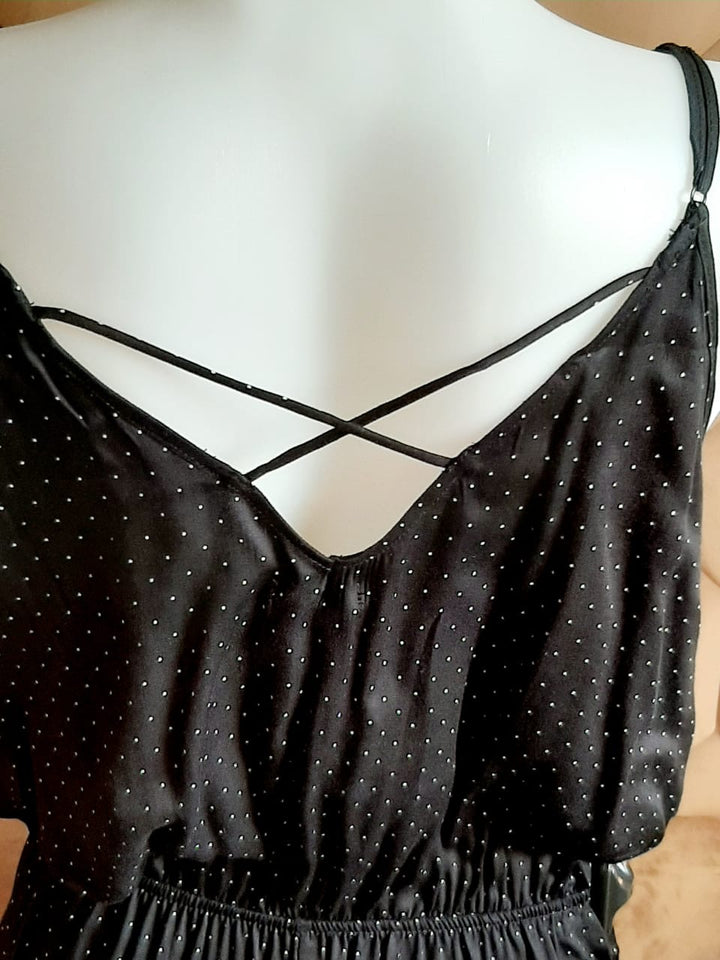 Combishort en viscose aspro couleur noir