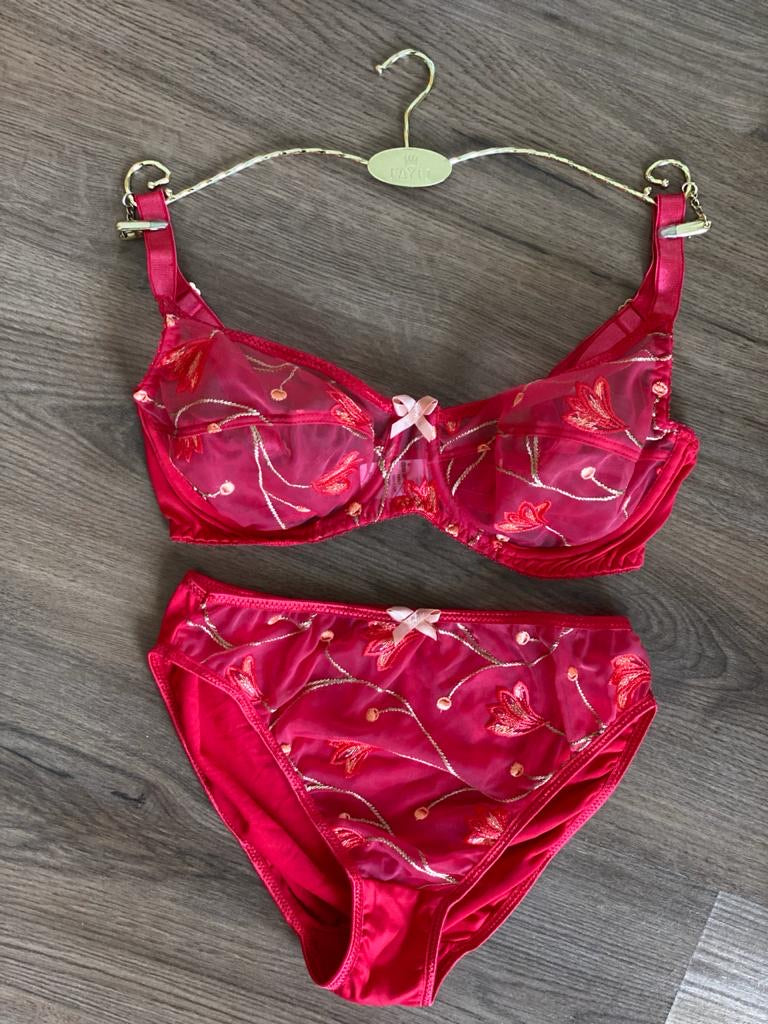 Ensemble dentelle non rembourré avec armature