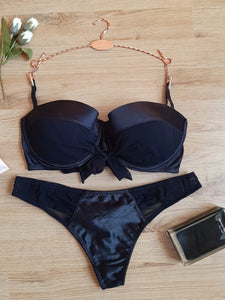 Ensemble rembourré sexy noir