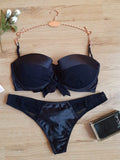 Ensemble rembourré sexy noir