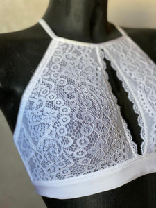Bralette dentelle blanc
