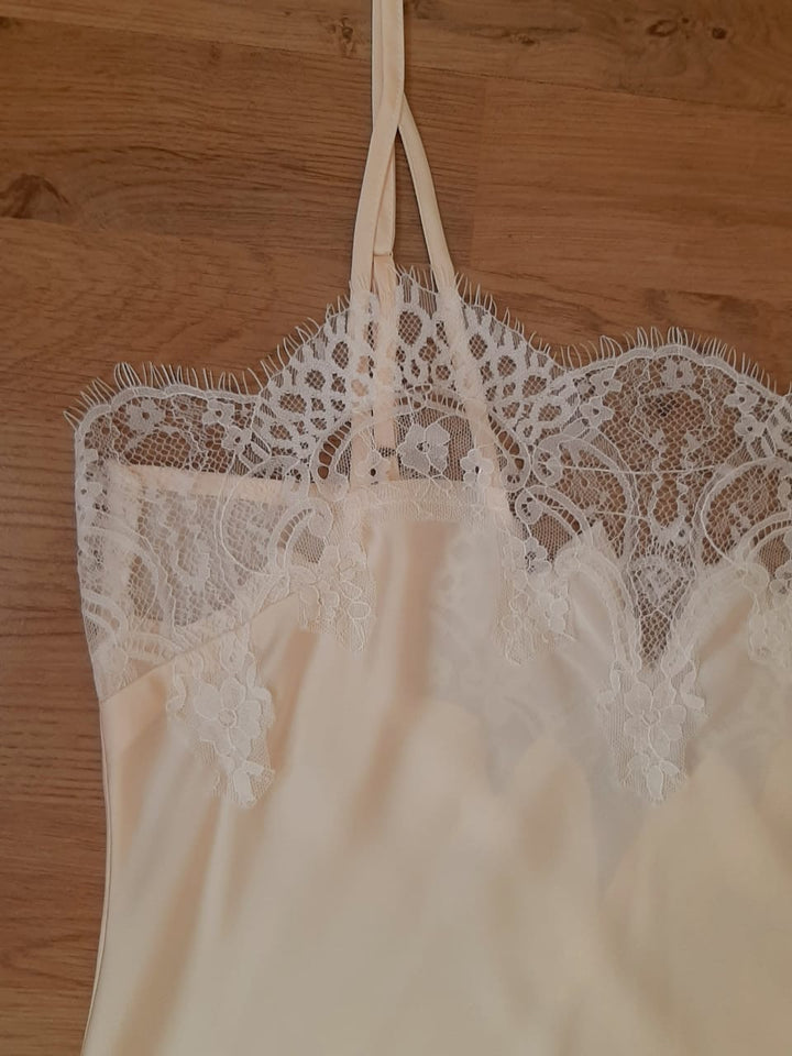Chemise de nuit satin de soie