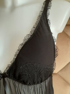 Nuisette short tulle et dentelle