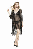 Chemise de nuit dentelle 3 pièces