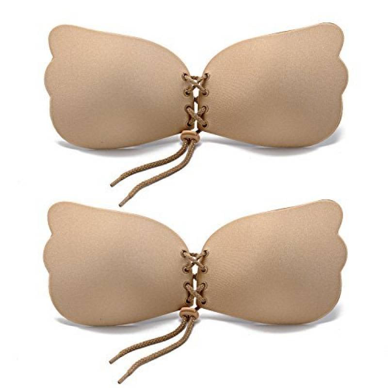 Soutien gorge adhésive push up sans bretelles
