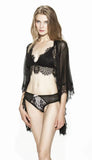 Chemise de nuit dentelle 3 pièces