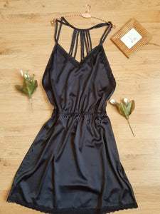 Robe nuisette satin de soie 1315
