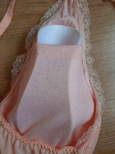 Nuisette short tulle et dentelle