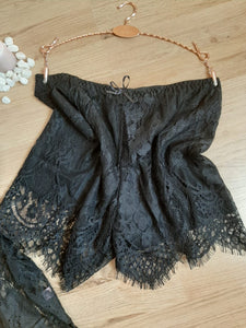 Chemise de nuit dentelle short 011