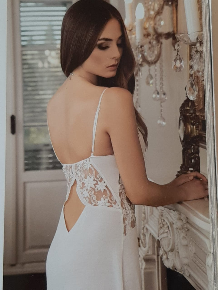 Chemise de nuit modale et dentelle 6 pièces