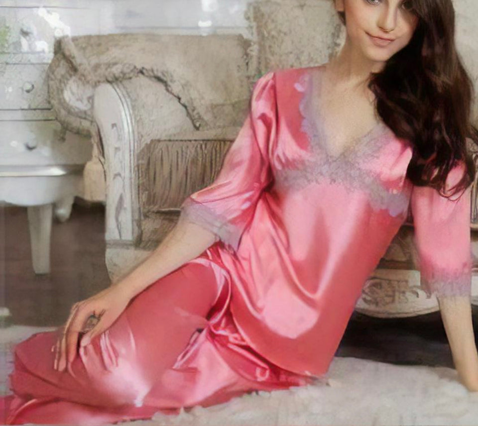 Pyjamas Satin de Soie
