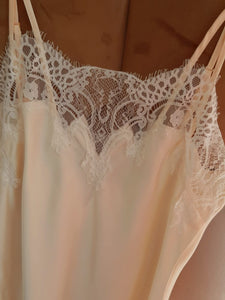 Chemise de nuit satin de soie