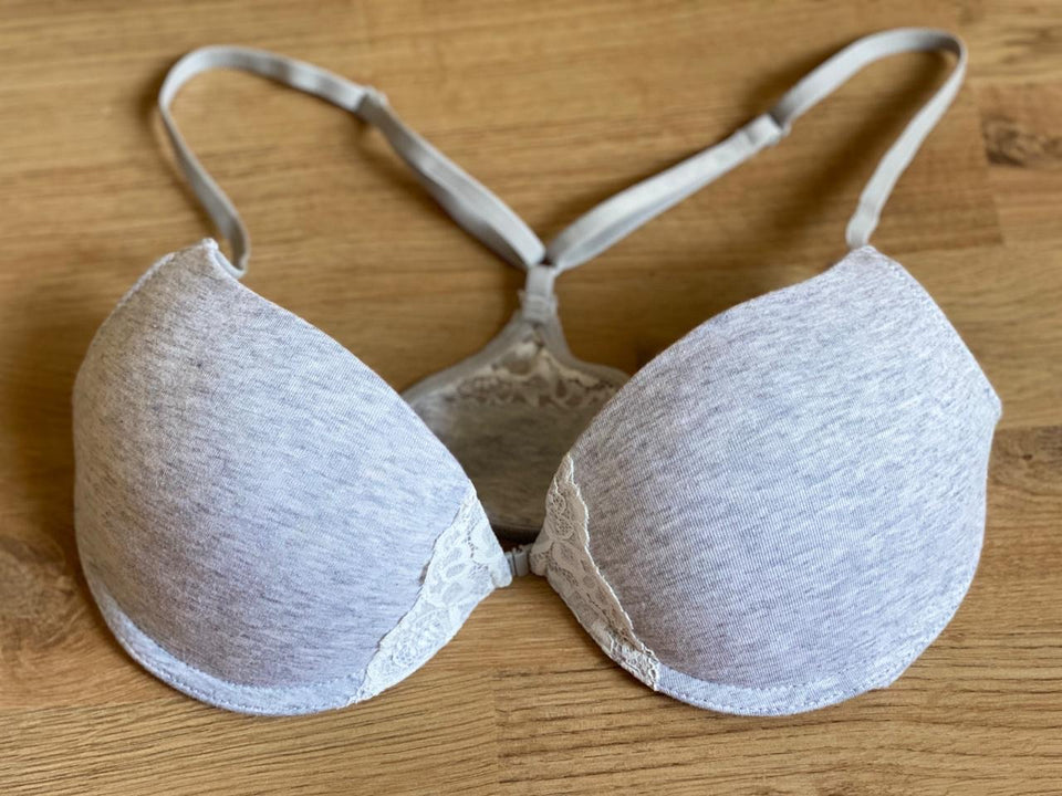 SOUTIEN-GORGE REMBOURRE COTON OUVERTURE DEVANT PUSH UP 2140