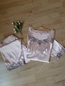 Pyjama satin de soie 04