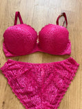 ENSEMBLE DENTELLE REMBOURRE SILICONE 2138