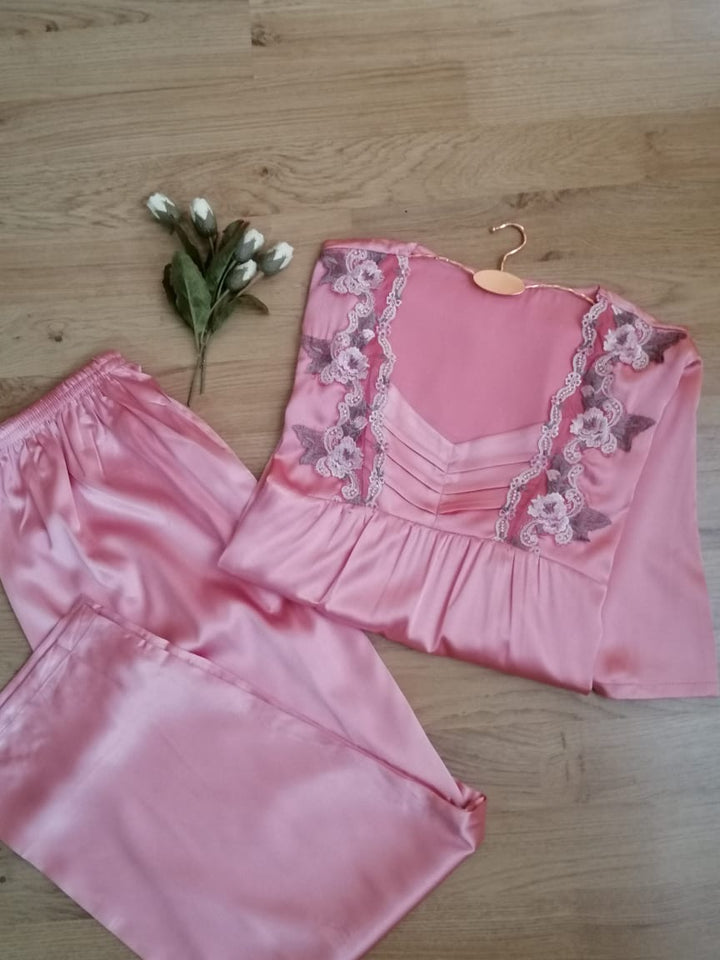 Pyjama satin de soie