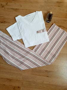 Pyjamas hommes demi manche coton 2090